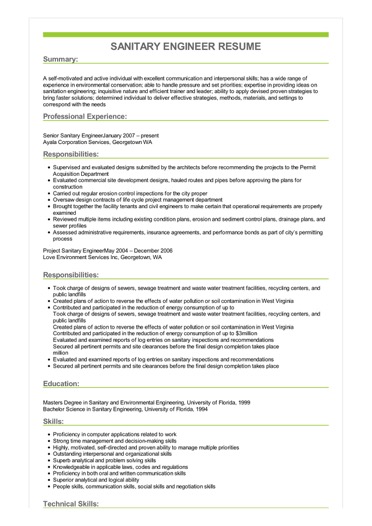 free-entry-level-sanitation-resume-example-resume-now