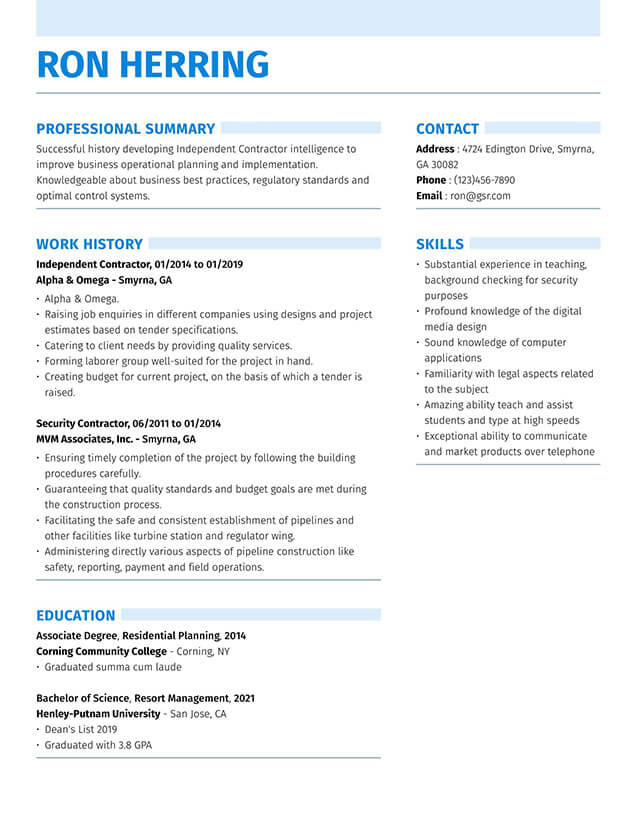 21 Resume Templates Edit Download In Minutes